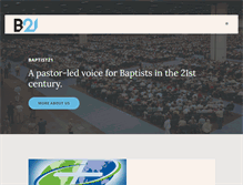 Tablet Screenshot of baptist21.com